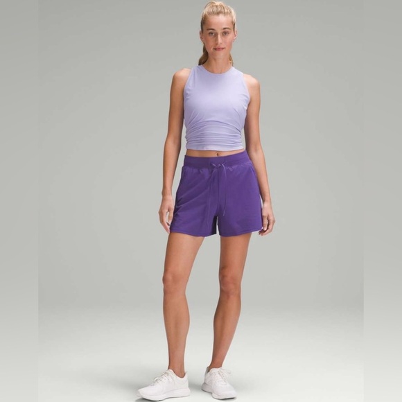 lululemon athletica Pants - Lululemon License to Train High-Rise Short 4" in Petrol Purple